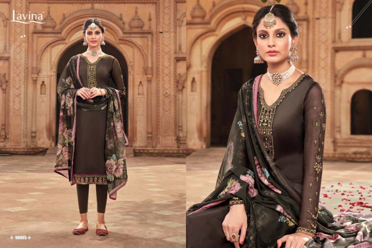 Lavina Vol-96 Natural Crepe Salwar Kameez Lavina Vol-96 Natural Crepe Salwar Kameez